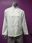 US Chef Coat Uniform Polycotton Long Sleeve Cook Jacket Restaurant Workwear